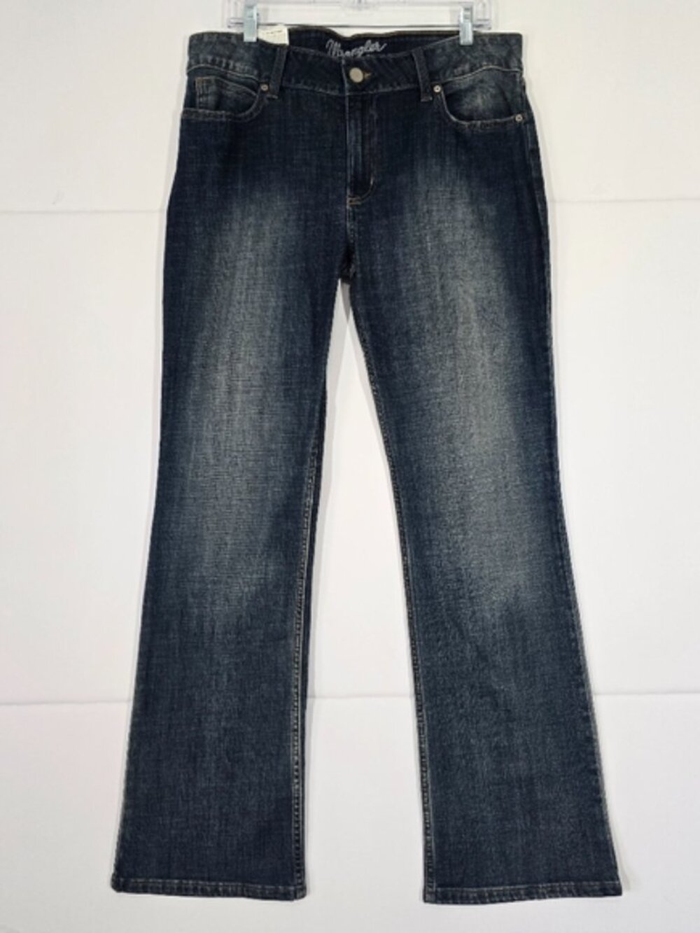 Wrangler Mid Rise Bootcut Jeans Medium Wash Size 15 Junior NWT